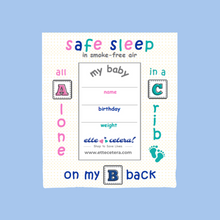 Load image into Gallery viewer, Safe Sleep Ambassador ABC Photo Magnet