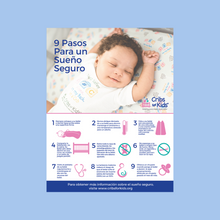 Load image into Gallery viewer, Safe Sleep Ambassador 8.5" x 11" Safe Sleep Poster