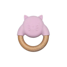Load image into Gallery viewer, bünky Silicone and Wood Cat Teether
