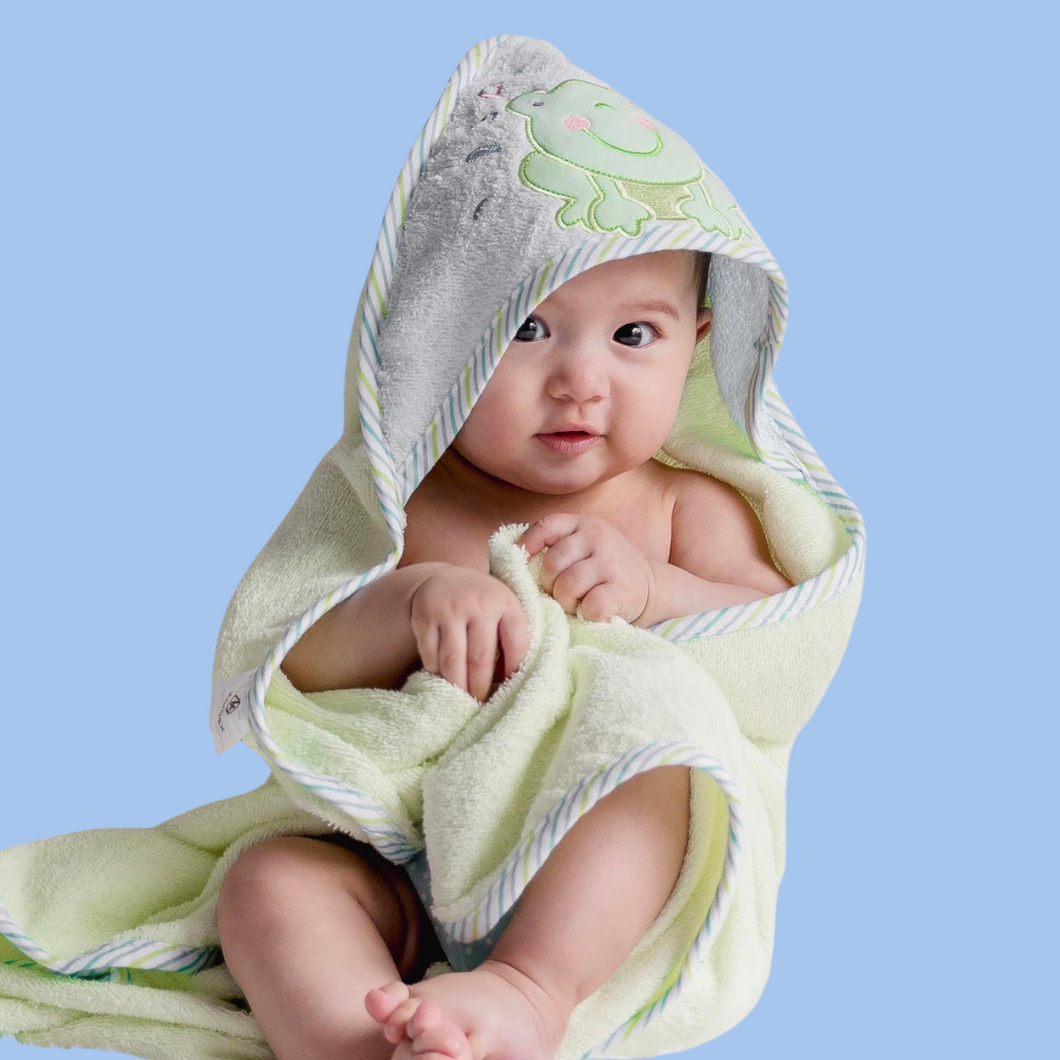 Frog 3 Piece Hooded Towel Set