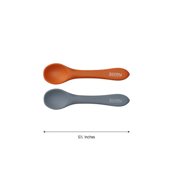 Silicone Baby Spoon Set – The Saturday Baby