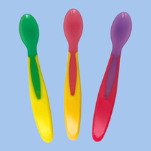 Load image into Gallery viewer, Rumble Tuff Baby Thermal Color Changing Spoons (3pc)

