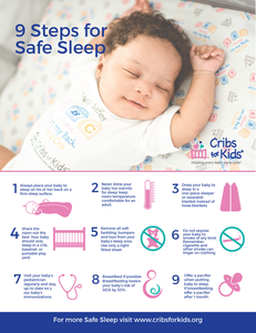 8.5" x 11" Safe Sleep Poster