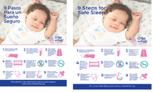 Load image into Gallery viewer, 8.5&quot; x 11&quot; Safe Sleep Poster
